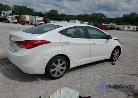 2012 Hyundai Elantra Gls из США, поврежденный, VIN 5NPDH4AE3CH130065